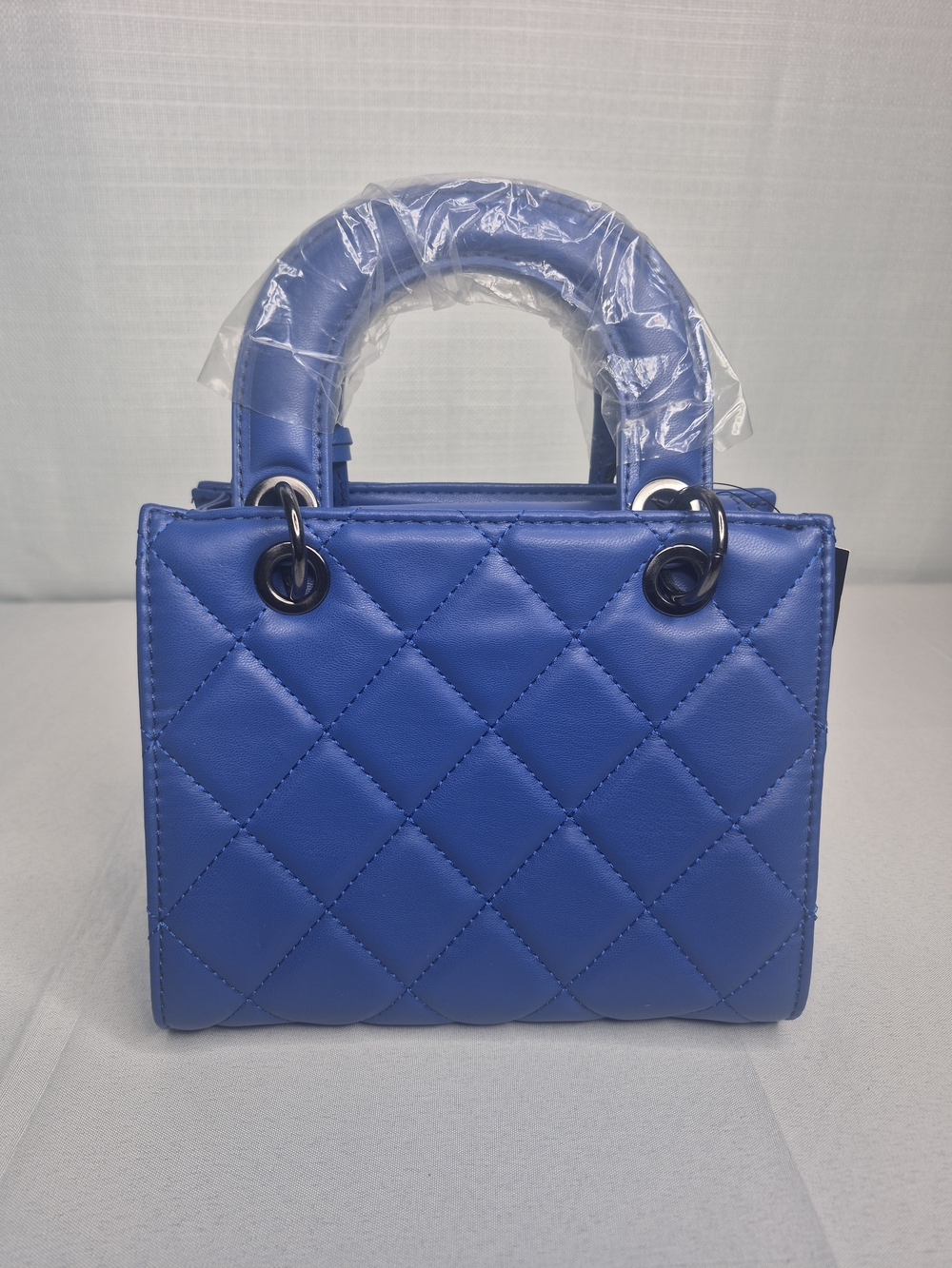 Badgley Mischka Royale Blue Handbag NWT - Picture 4 of 13